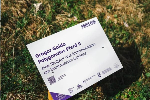 Schild Polygonales Pferd II
